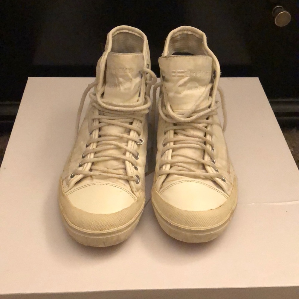 Tretorn white sneakers